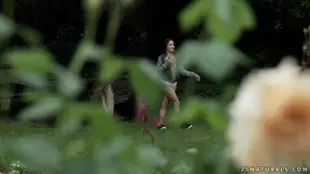 Anita Bellini enjoys outdoor anal fun in this European-inspired video